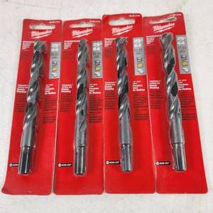 Lot Of Four New Thunderbolt Black Oxide Drill Bit 2964 48-89-27358