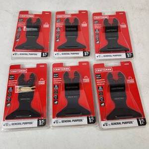 Lot Of Six New Craftsman 2-12 Oscillating Blades