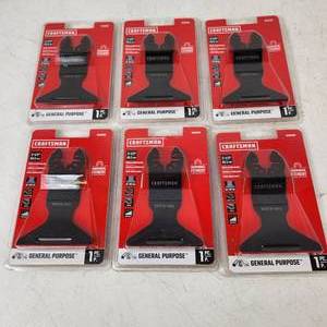 Lot Of Six New Craftsman 2-12 Oscillating Blades