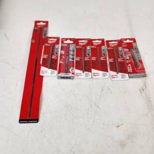 Lot Of Seven Miscellaneous Milwaukee Drill Bits NewOne Open Package