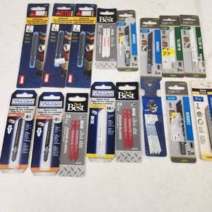 Large Lot Of Miscellaneous Jigsaw Blades New