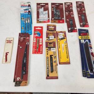 Large Lot Of Miscellaneous Jigsaw Blades New