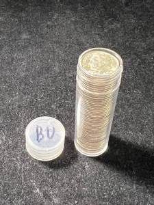 ROLL OF 50 US SILVER ROOSEVELT DIMES BU