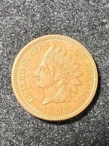 1893 US INDIAN HEAD CENT UNC