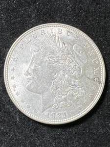 1921 US MORGAN SILVER DOLLAR