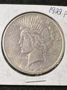 1922 US PEACE SILVER DOLLAR
