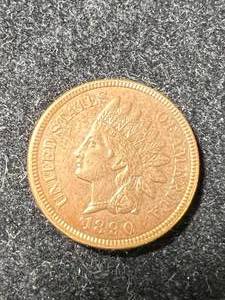 1890 US INDIAN HEAD CENT BU