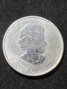 2014 CANADIAN HAWK 1 TROY OZ .999 FINE SILVER
