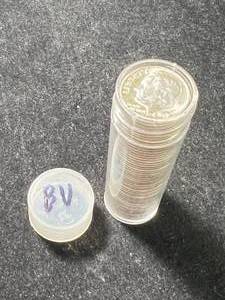 ROLL OF 50 US SILVER ROOSEVELT DIMES BU