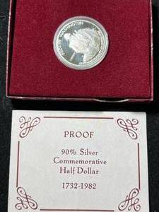 1982 US GEORGE WASHINGTON COMMEM HALF DOLLAR