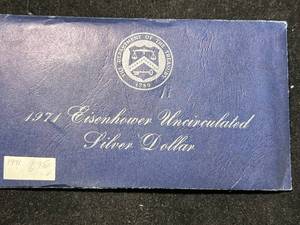 1971 US EISENHOWER UNC SILVER DOLLAR
