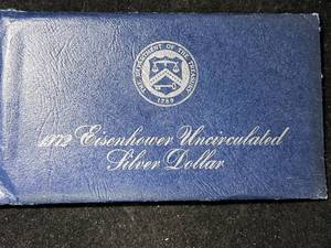 1972 US EISENHOWER UNC SILVER DOLLAR