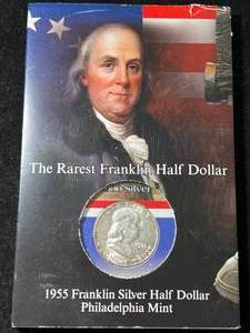 THE RAREST FRANKLIN HALF DOLLAR 1955