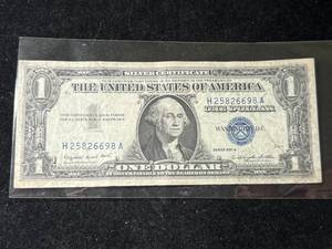 1957A US BLUE SEAL $1 SILVER CERTIFICATE