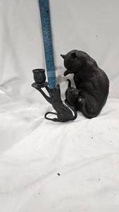 lot 93 image: Cast Iron Cat Sculptures