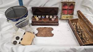 lot 95 image: Vintage Sewing and Boxes