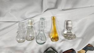 lot 100 image: Vintage Glass, Glass Stoppers, liberty Dolls
