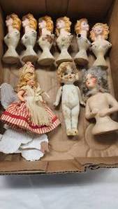 lot 53 image: Porcelain DollsParts