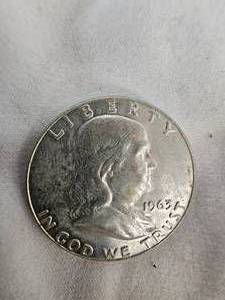 lot 152 image: 1963 Franklin Half