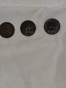 lot 155 image: 1904,1904,1905 Indian Heads