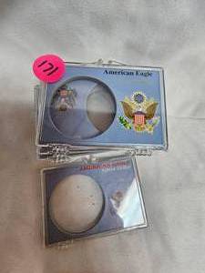 lot 171 image: American Eagle Holders(6pk)
