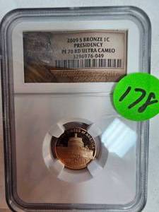 lot 178 image: 2009 S Bronze IC  PF 70 RD Ultra Cameo