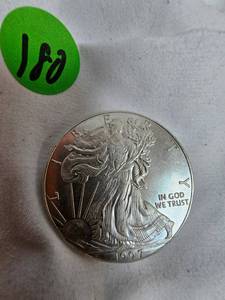 lot 180 image: 1997 Silver Eagle 1 oz Silver