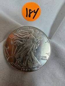 lot 184 image: 1997 Silver Eagle