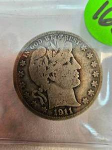 lot 163 image: 1911 Half Dollar