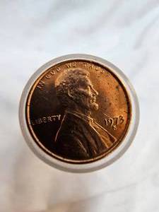lot 164 image: 1973 S Lincoln Penny Roll