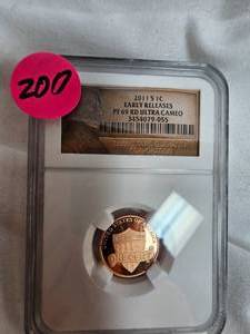 lot 200 image: 2011 S Early Release PF69 RD Ultra Cameo