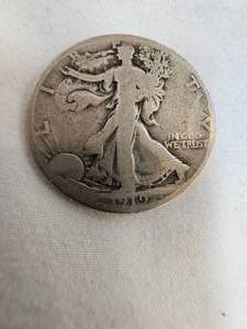 lot 207 image: 1919 S Walking Liberty