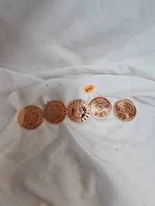 lot 212 image: 5-2012 APMEX Copper Rounds