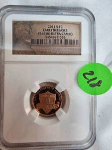 lot 218 image: 2011 Early Release PF 69 RD Ultra Cameo