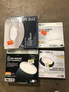 Lot of Assorted Lighting Various Models and Conditions  Customer Returns See Pictures