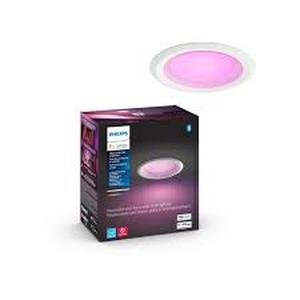 Lot of  Philips Hue 4 in. LED Color Changing Smart Recessed High Lumen Downlight with Bluetooth (1-Pack)   Customer Returns See Pictures