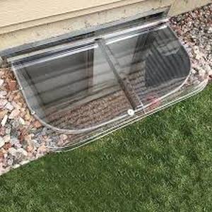Lot of SHAPE PRODUCTS 53 in. W x 38 in. D x 2-12 in. H Premium Square Flat Window Well Cover   Customer Returns See Pictures