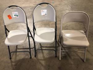 Lot of Assorted Folding Chairs  Customer Returns See Pictures