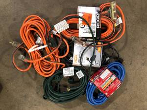 Lot of  Assorted Extension Cords Various Models and Conditions   Customer Returns See Pictures