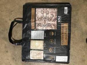 MSI Machine Washable Area Rug  Customer Returns See Pictures