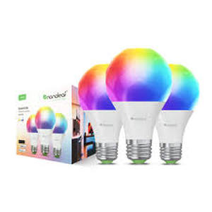 Lot of Nanoleaf Essentials Matter A19 Smart Bulb Bright White and Color 60W Equivalent- Thread and Bluetooth (3 Pack) Customer Returns See Pictures