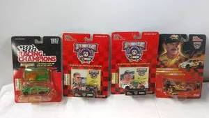Set of 4 Racing Champions 164 Scale NASCAR Die-Cast Cars
