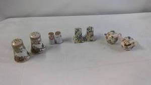 Collection of Vintage Porcelain Salt and Pepper Shakers