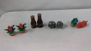 Collection of 4 Pairs of Salt and Pepper Shakers
