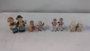 Collection of 4 Pairs of Vintage Salt and Pepper Shakers