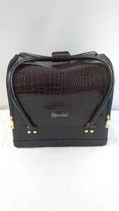 SeneGence Crocodile Pattern Portable Cosmetic Organizer Case
