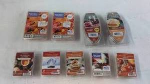 Collection of Scented Wax Melts with Autumn and Winter Fragrances