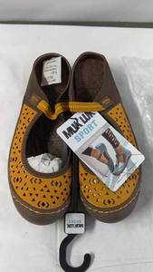Set of 2 Pairs Muk Luks Sport Womens Shoes, Size 6