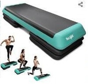Yes4All Aerobic Step Platform Health Club Size - Gray Black