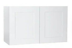 Cambridge White Double Door Wall Kitchen Cabinet